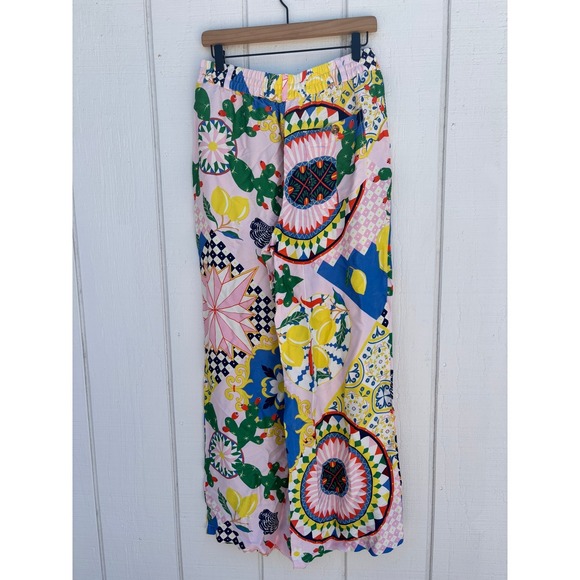 NWT Anthropologie Maeve Straight Leg Pull On Silky Pants, Sz S - Picture 4 of 9